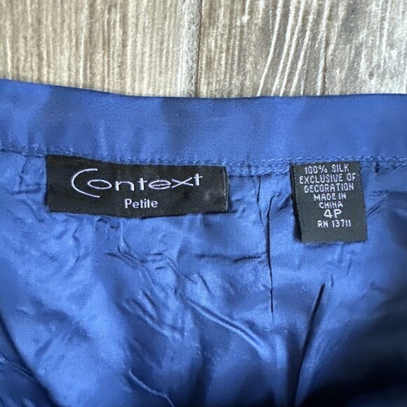 2/$18 SALE! Silk Skirt Womens 4P Embroidered Boho‎ Bohemian Gypsy Geometric Zip - Picture 9 of 11